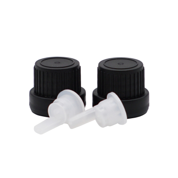Plastic Tamper Evidnet cap Black Plastic Cap
