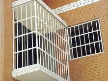 Modern Iron Window Grill Design