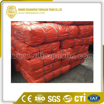 Orange Pe Tarpaulin Packed In Rolls