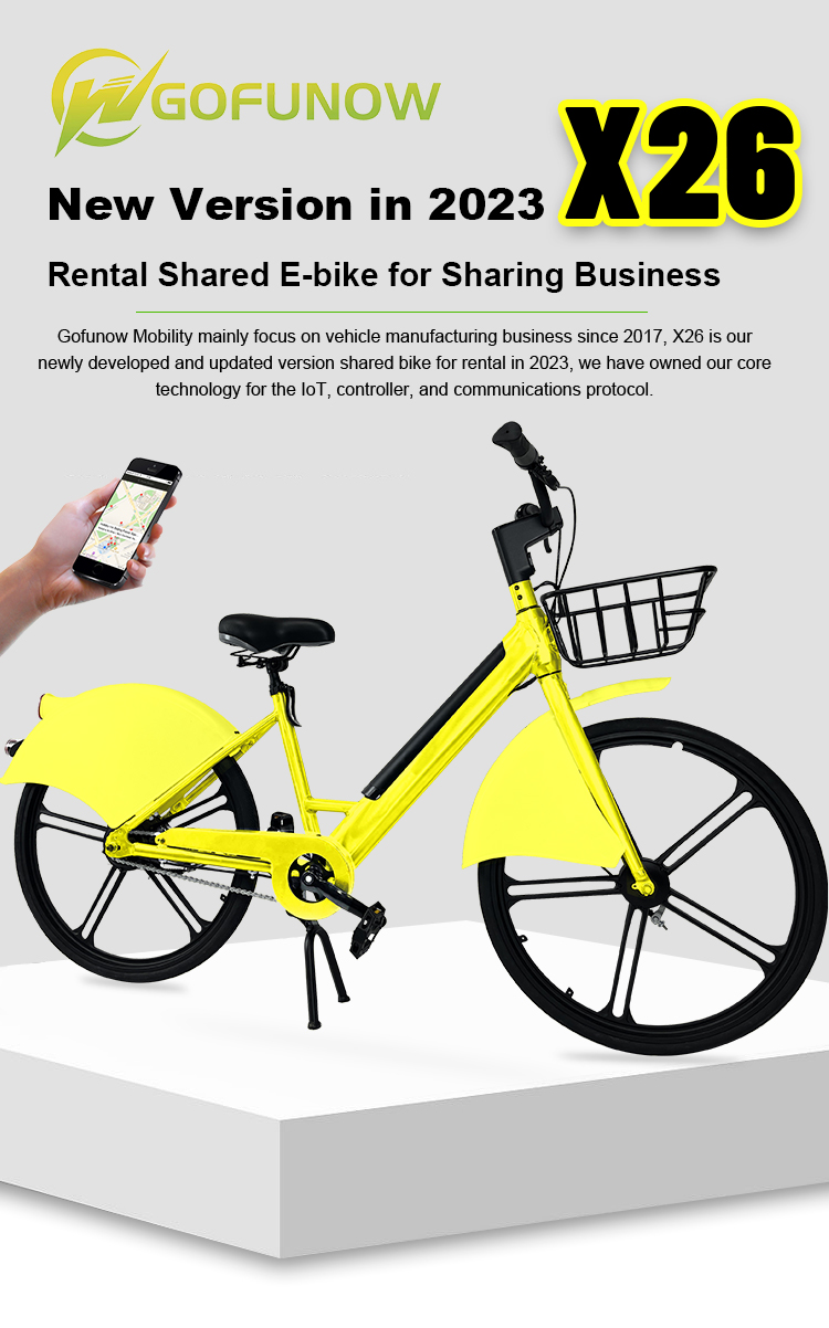 Bluetooths GPS ble blocco automatico Smart City Electric Bike Rental Ride System System Sistema Condividi Bicycle Condivisione di biciclette Ebike