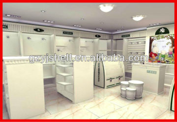 Combined Wooden garment store display