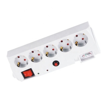Eu Schuko Power Socket Overloading Electrical Outlet Protector Strip