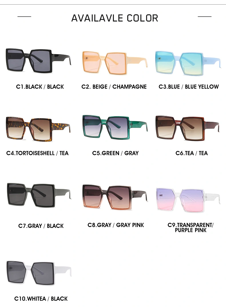 Womens Sunglasses Trendy Oversized