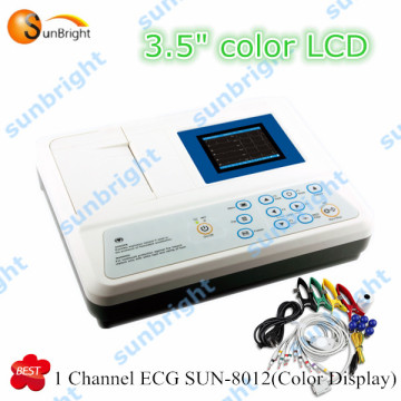 color ecg single channel monitor