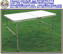 Camping foldable table , 4 foot outdoor camping tables , portable folding tables with handle