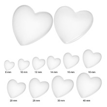 Hotsale Heart shape Flat Back Top quality Transparent Crystal glass title