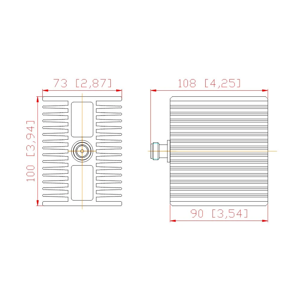 60W N Female 3G RF Dummy Load