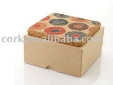 Custom Printed Gift Cork Coaster for Wholesale