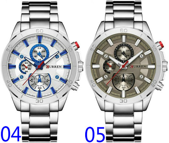 CURREN 8275 Men Japan Quartz Movement Wristwatch Casual Simple Stainless Steel Men Business Watch