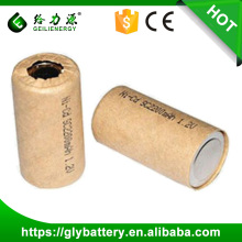 1.2V SC 2200mAh NI-CD Rechargeable Battery With Paper Jaket