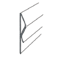 graphic poster holder/sign holder with adhesive tape on the back