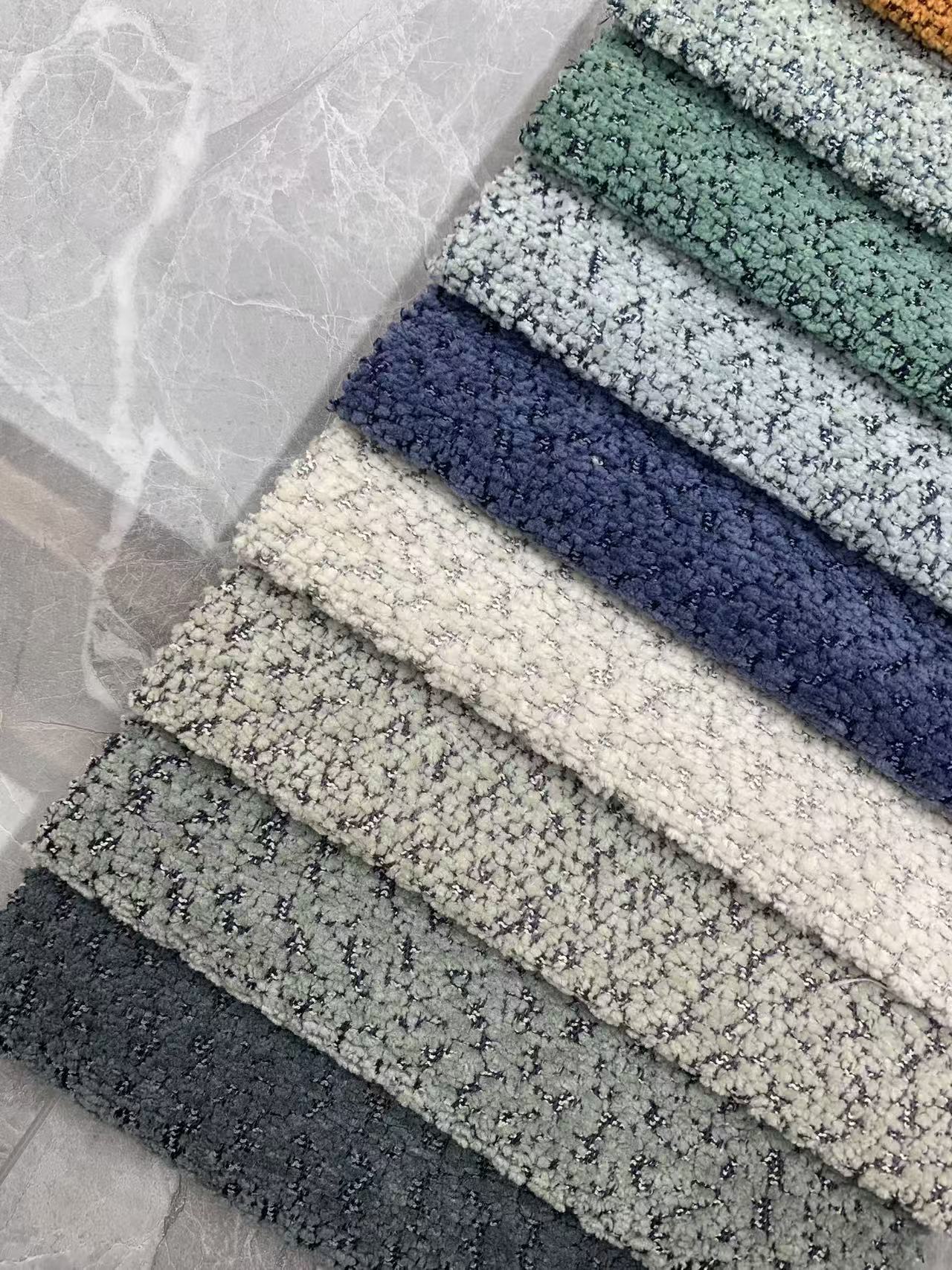 Tissu d'ameublement décoratif en chenille pour meubles Decorative Chenille Upholstery Fabric for Furniture
