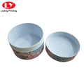 Pinted Cosmetic Powder Round Box