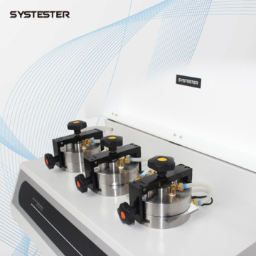 Vacuum sensor oxygen gas permeability tester