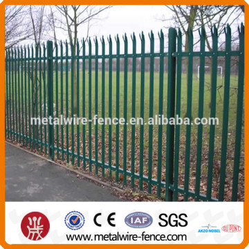 galvanized or powder coating palisade fence