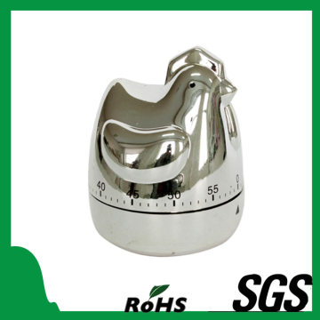 Plating Chrome Hen Kitchen Mechanical Timer Switch