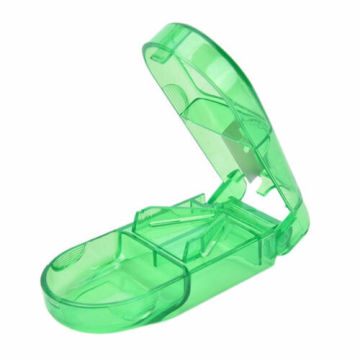 Pill Cutter Plastic Pill Splitter Organizer