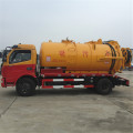 Dongfeng 4x2 5000L Vacuos de aguas residuales camiones cisterna de succión