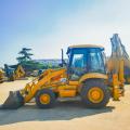 รถตักล้อขนาดเล็กรถขุด backhoe loader towable