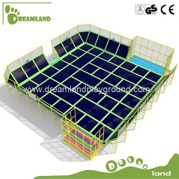 china professional and exciting indoor soft trampoline bed