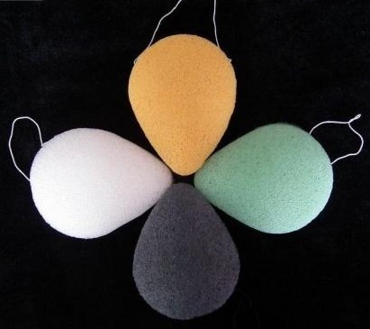 100% Natural Make-up-Puff-Shaped Konjac Sponge