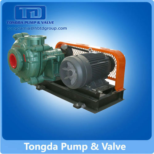 Electric generator belt driven slurry pump