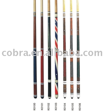 Pool cues(K0100-K0106)