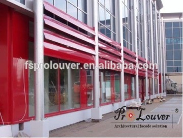 peforated sun louvers,aluminum acoustic sun louver,aeroscreen sun louver