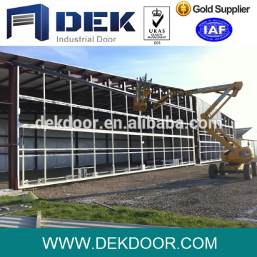 install bi-folding door under construction