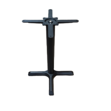X PRONG CAST IRON RESTAURANT TABLE BASE
