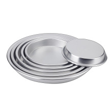 Bakest Aluminum Pizza Pan 5-10 Inch Anodized Deep Pizza Baking Pan for Pancake Pie Pizza
