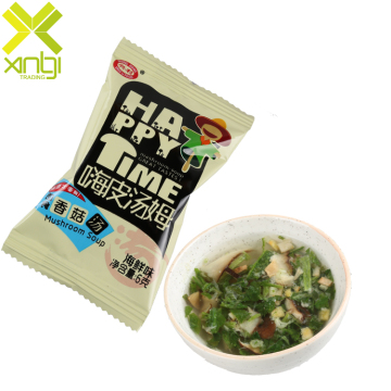 Savory Freeze Dried 6g Seafood Flavour Instant Mushroom Soup