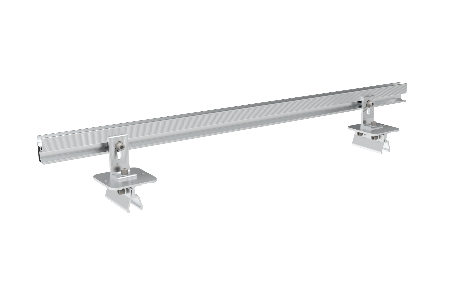Abrazadera de aluminio para techo Flyback en ángulo Angle Flyback Roof Aluminum Clamp