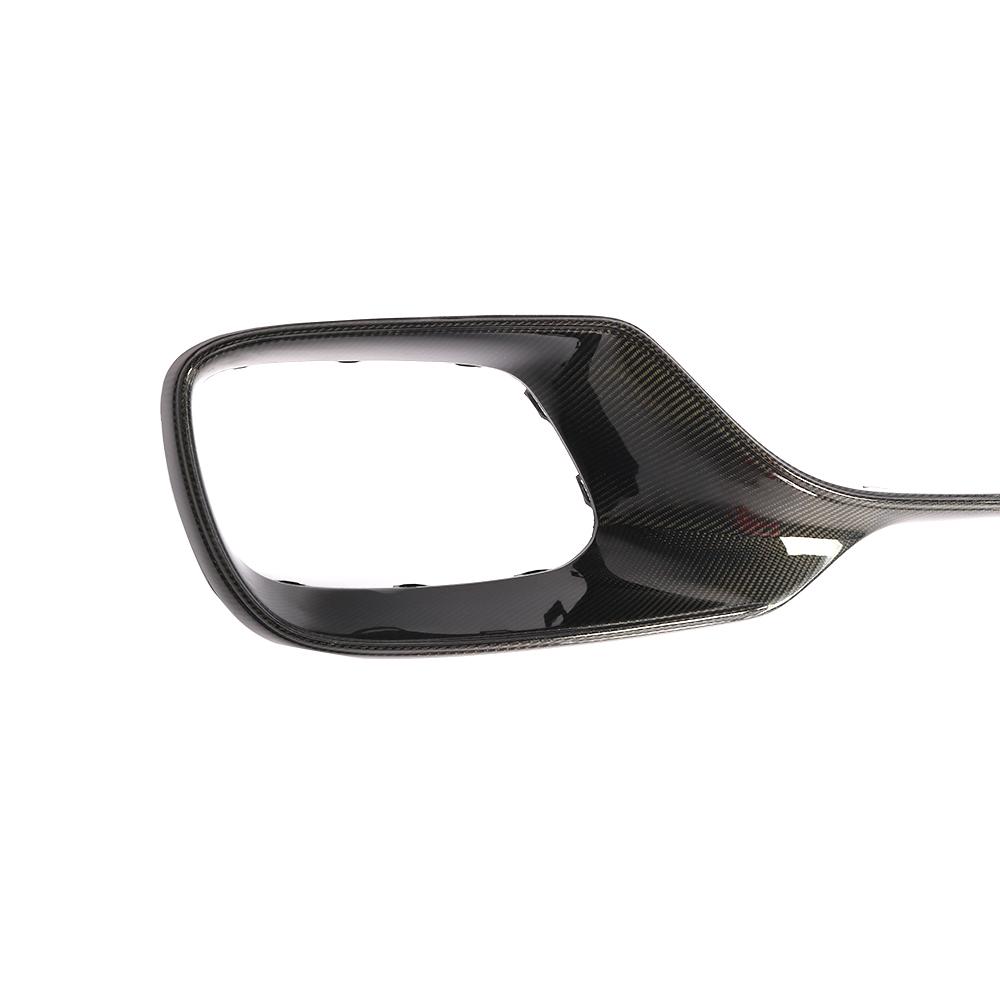 W222 S Class Carbon Fiber Front Bumper Decoration Trims for Mercedes Benz S63 S65 AMG Sedan 4-Door 2018-2019