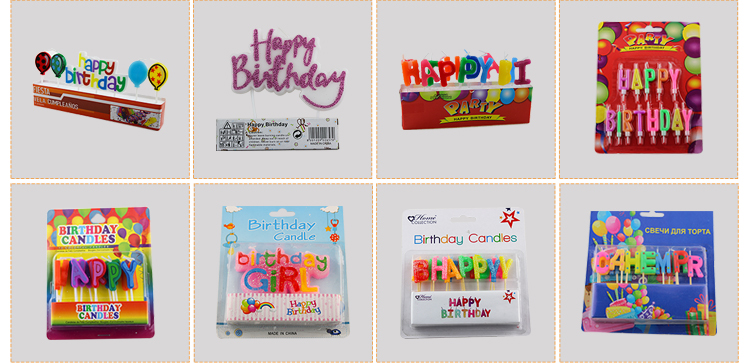 altre candele per lettere other letter candles