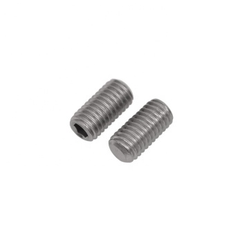 Steel Hex Socket Set Screws With Flat Point