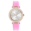 Woman's Iced Diamond Bezel Quartz Wrist Watch