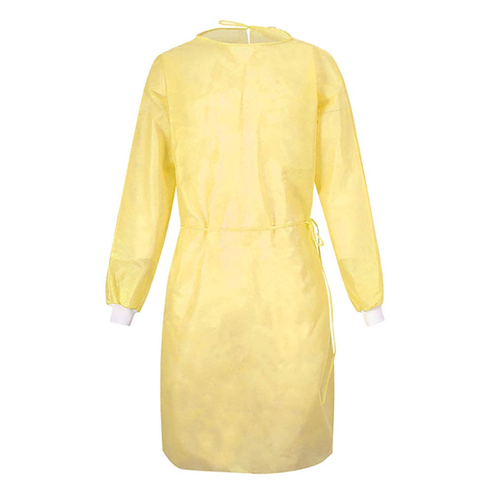 Medical Isolation Gowns Disposable Yellow, High Quality Medical