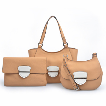 Borsa a tracolla oversize di design semplice da donna