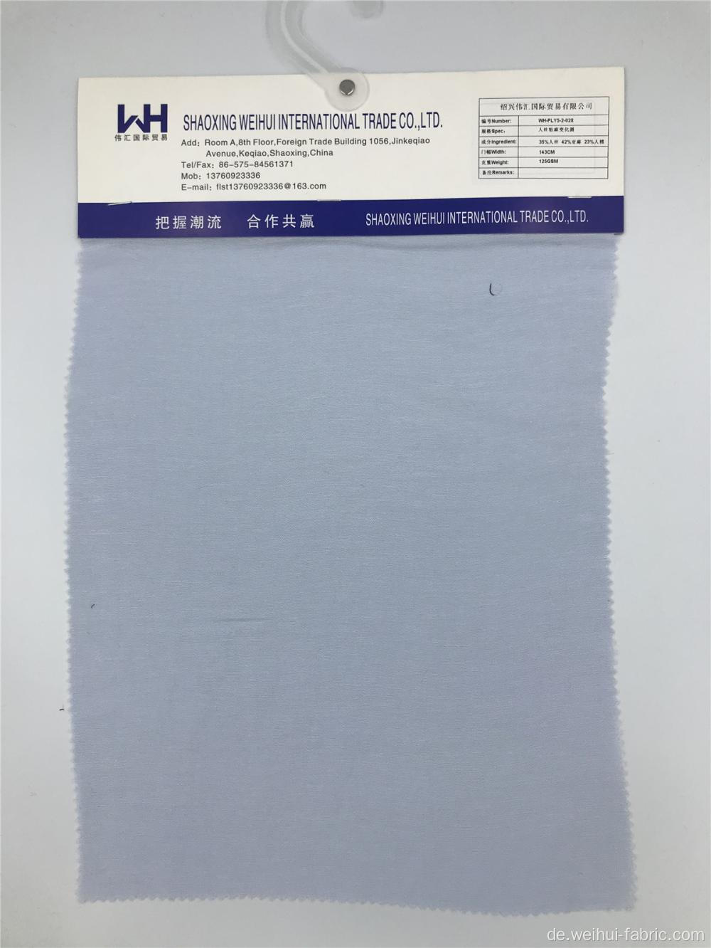 Gewebter Viskose-Stoff 143CM Plain Light Blue Fabrics