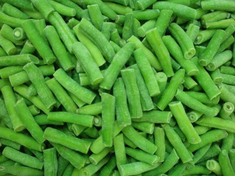 IQF Frozen Green Bean Wholes, Green Bean Cuts 2-4cm, 3-5cm