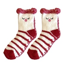Non Slip Striped Fuzzy Socks