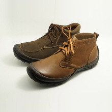 durable and comfortable men workman lightweight leather safety boots