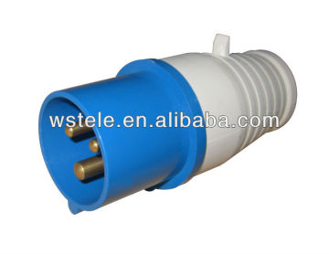 CEE 013 3P 16a plug with CE use for industrial