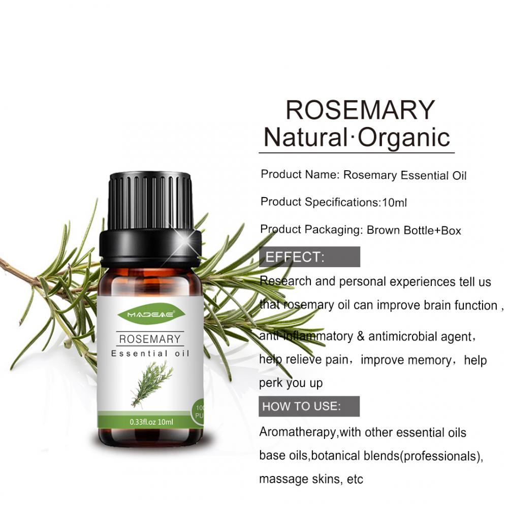 Pelembab minyak rosemary alami untuk pijat aromaterapi