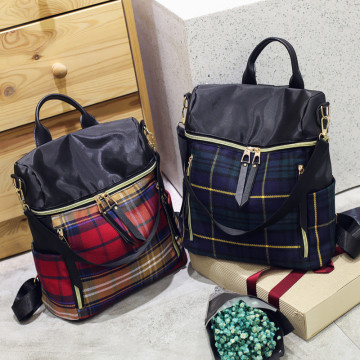 Disesuaikan Membuat pola kisi Lady double shouder Bag