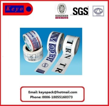 customized colored bopp printing packing tape