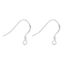 925 Sterling Silver Earring Hooks: Pandahall's Carved 18mm Collection