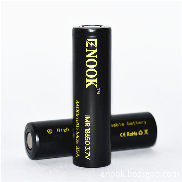 18650 Enook 3600mAh 3.7v Lithium Polymer Battery