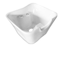 Modern Black Ceramic Shampoo Basin for Hair Salons